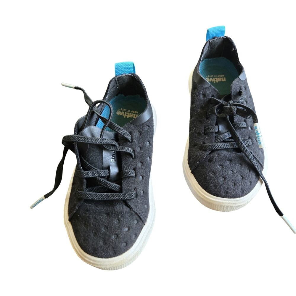 Native Black Monaco Lace Up Shoes Size: 6